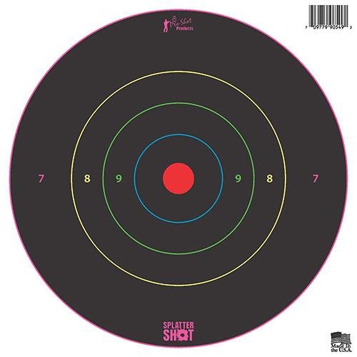 Pro-Shot 8 Bullseye Multi-Color Rings on Heavy Tag Paper 6/ct - Pro-Shot Products