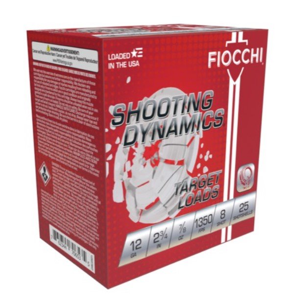 Fiocchi 12SD78H8 Shooting Dynamics Target 12Gauge 2.75" 7/8oz 8Shot 25 - Fiocchi - LEAD