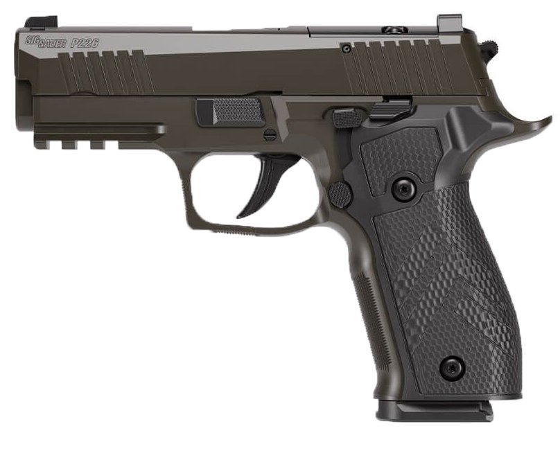 Sig Sauer P226-XCarry Legion SAO Handgun 9mm Luger 10rd Magazines(3) 3.8 Barrel Optic Ready Legion Grey Cerakote