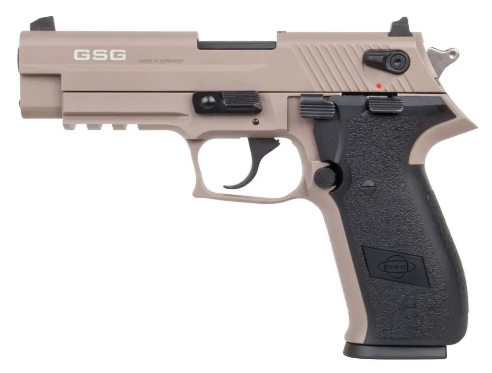 German Sports Guns Pistol Firefly 2 LR 4" Barrel Tan 10 Round G2210FFT - American Tactical Imports - 22 LR