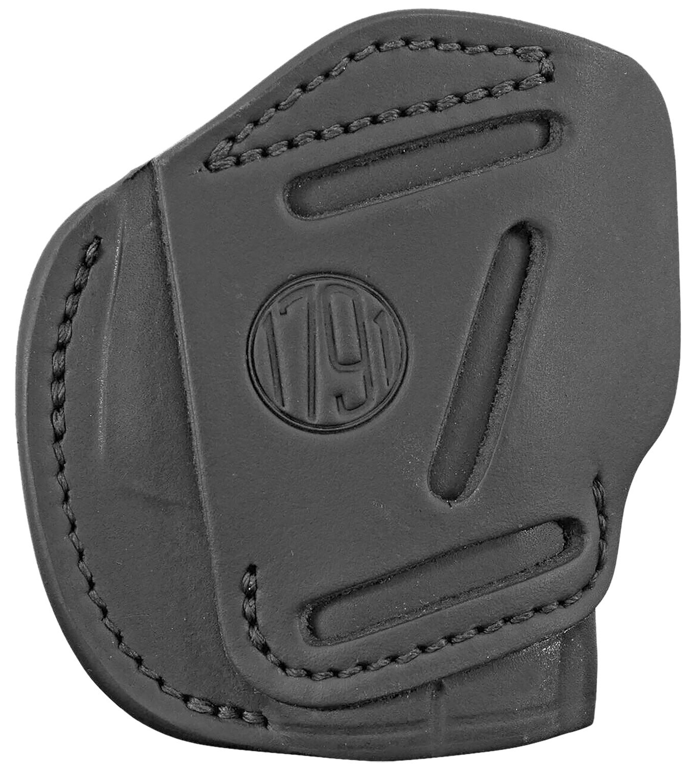 1791 Gunleather 3WH-2-SBL-A 3-Way Holster Stealth Black Size 2 Ambidextrous - 1791 Gunleather - STEALTH BLACK