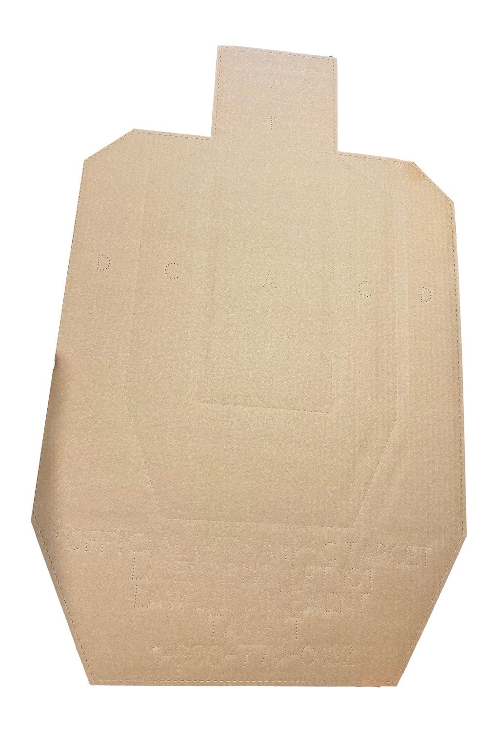 Action Target Ipsc-Cb Ipsc/Uspsa Targets Hanging Cardboard 18" X 30" 100Ct - Action Target
