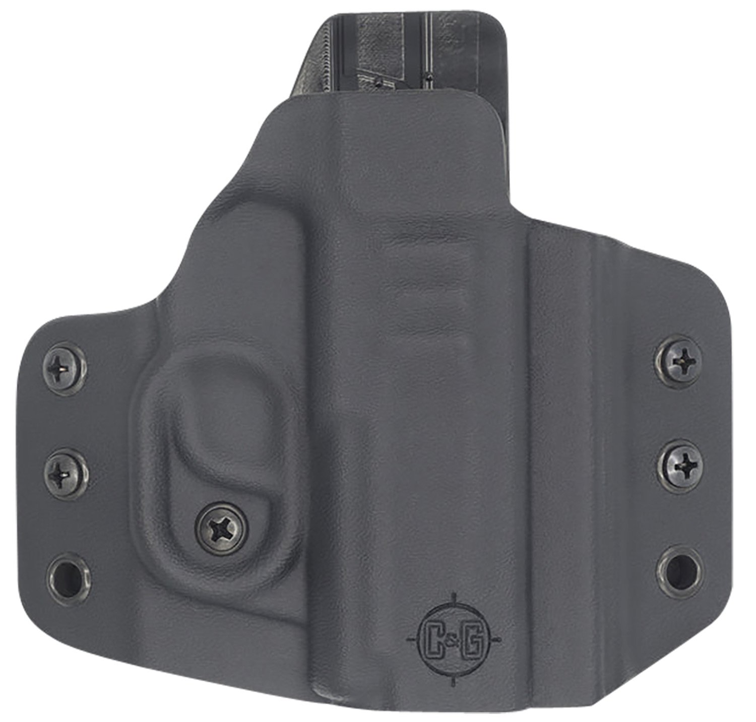 C&G Holsters 0256-100 Covert OWB Black Kydex for Sig P365/P365 XL - C&G Holsters - BLACK