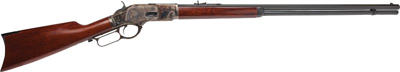 Cimarron CA244 1873 Long Range 44-40 30" Octagonal Blued Walnut Rifle