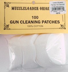 M-Loader Original Cotton Patch .45-.58 Cleaning Patches - 100pk