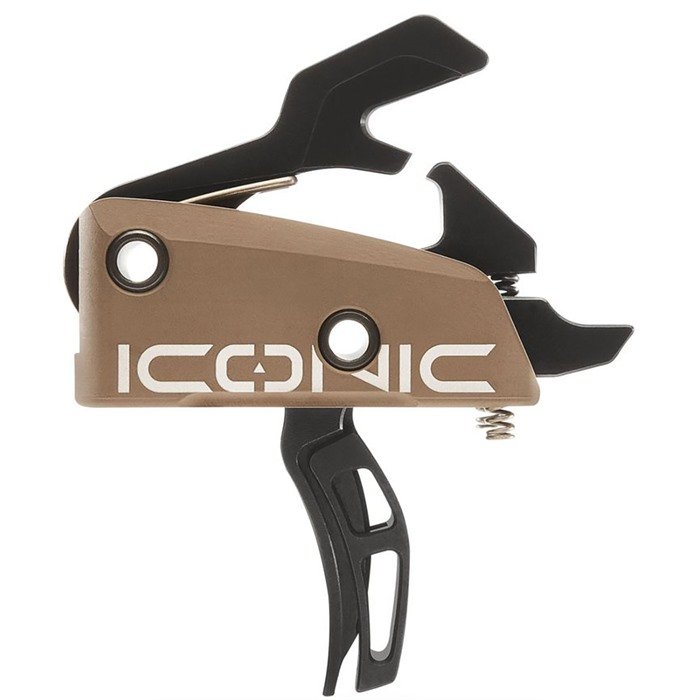 Rise Armament AR-15 Iconic Trigger Drop-IN Two Stage 3LBS FDE