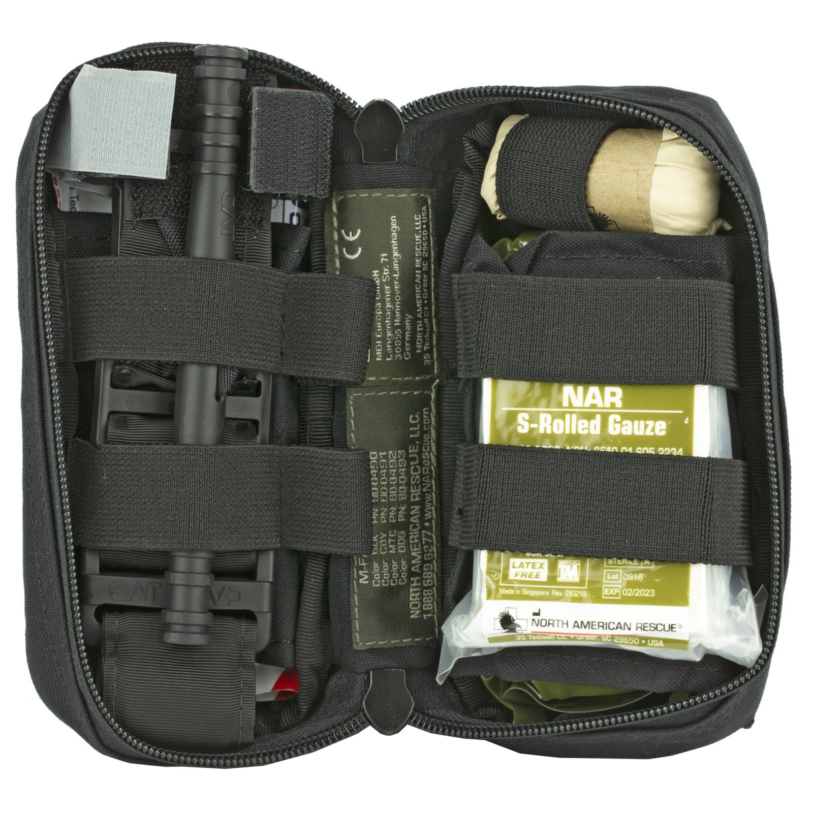 North American Rescue M-FAK Mini First Aid Kit Contains: 1 C-A-T