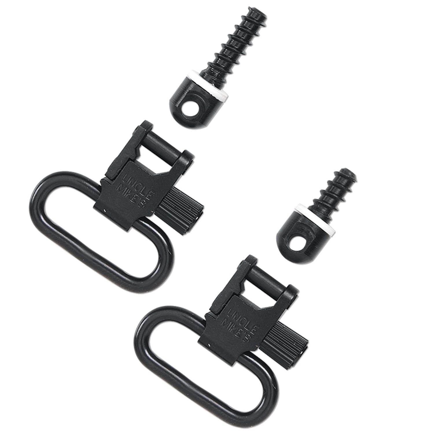 Buy Uncle Mike's Bolt Action Rifle QD Super Swivels 1" Metal Blued 1311-2 online