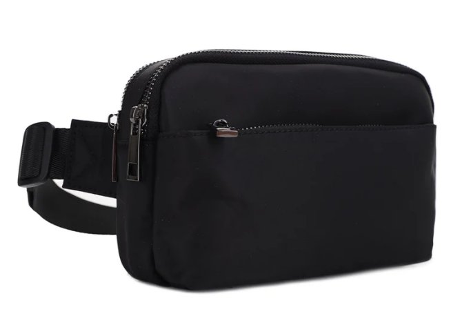 JESSIE & JAMES WAIMEA CONCEALED CARRY FANNY PACK 5.5 H X 8.25 W X 2. D ( BLACK )