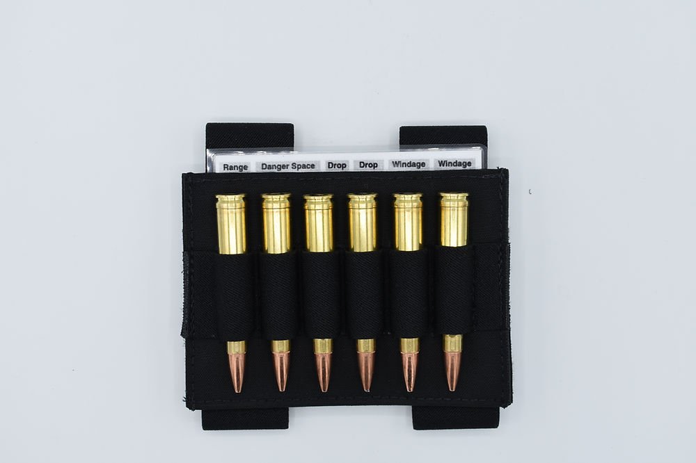 TAC SHEILD PRECISION RIFLE STOCK SHELL HOLDER BLACK 8 SHELLS