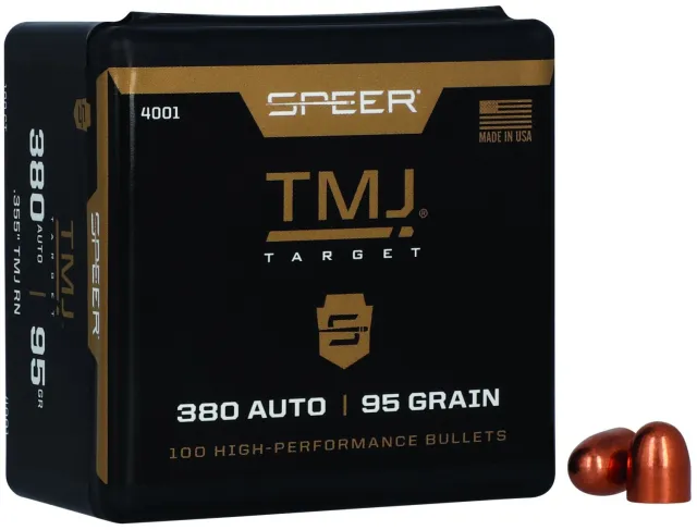 Speer 4001 TMJ 380ACP 95gr Total Metal Jacket 100/Box - Speer - 380 Caliber for sale at TheGunDock