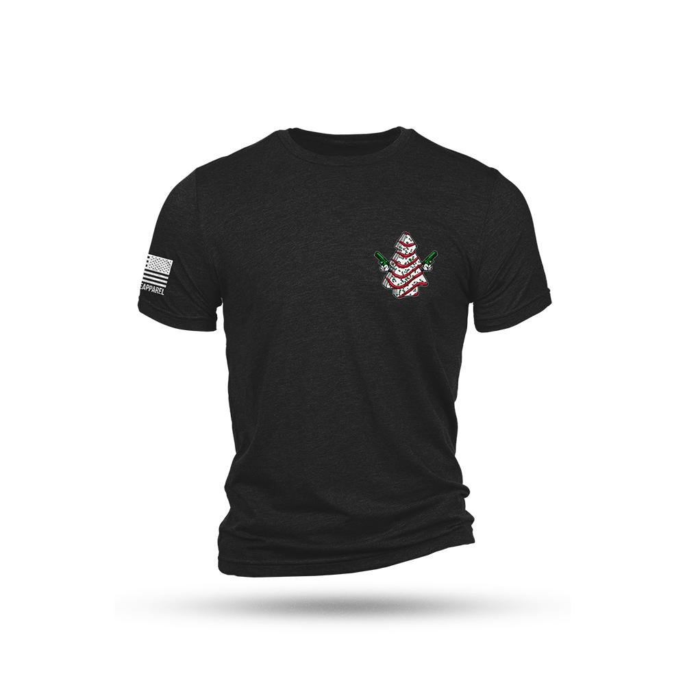 Nine Line CAKETREE-TSTRI Shirt Black Triblend Short Sleeve 2XL - Nine Line Apparel