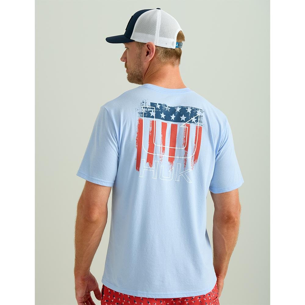Huk Salute Short Sleeve T-Shirt Windsurfer S - Marolina DBA HUK