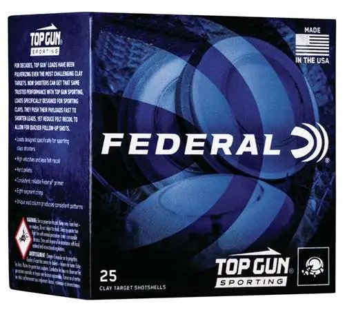 Federal TGS412148 Top Gun 410 Gauge 2.5" 1/2oz 8 Shot 25/Box - Federal Premium Ammunition - LEAD