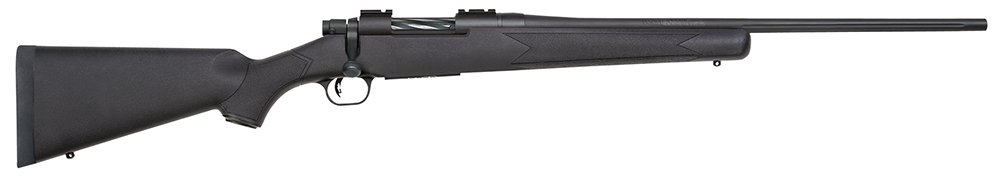 Mossberg Patriot 27843 Bolt Action Rifle 22-250 Rem Caliber 5+1 Capacity 22" Fluted Barrel Matte Blue Finish Synthetic Stock