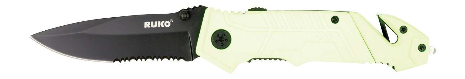 Buy RUKO RUK0144SHG 440A 3.25in HiViz Green Folding Knife online