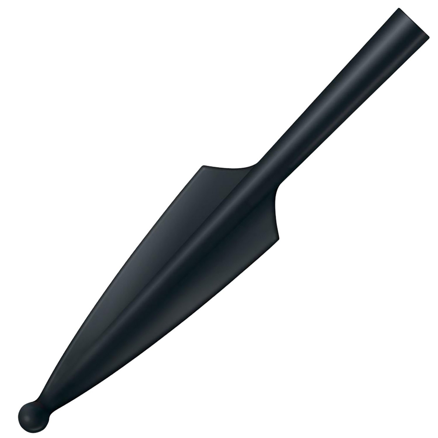 Cold Steel CS92R95 Spear Head Trainer 10.66" Fixed Plain Black Santoprene Blade 6.33" Black Santoprene Handle - Cold Steel