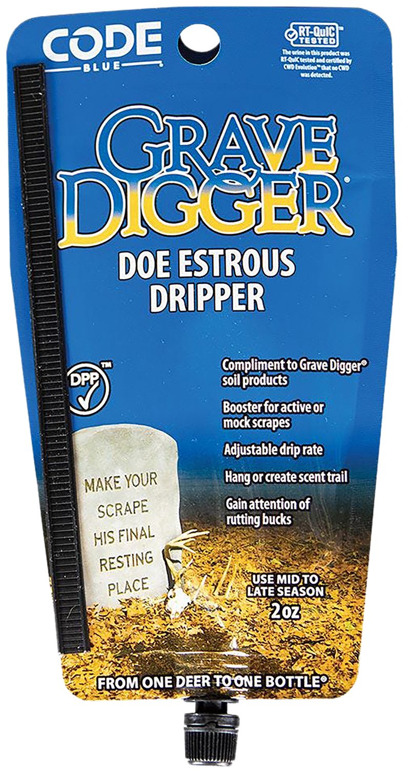 Code Blue Grave Digger Doe Estrous Dripper