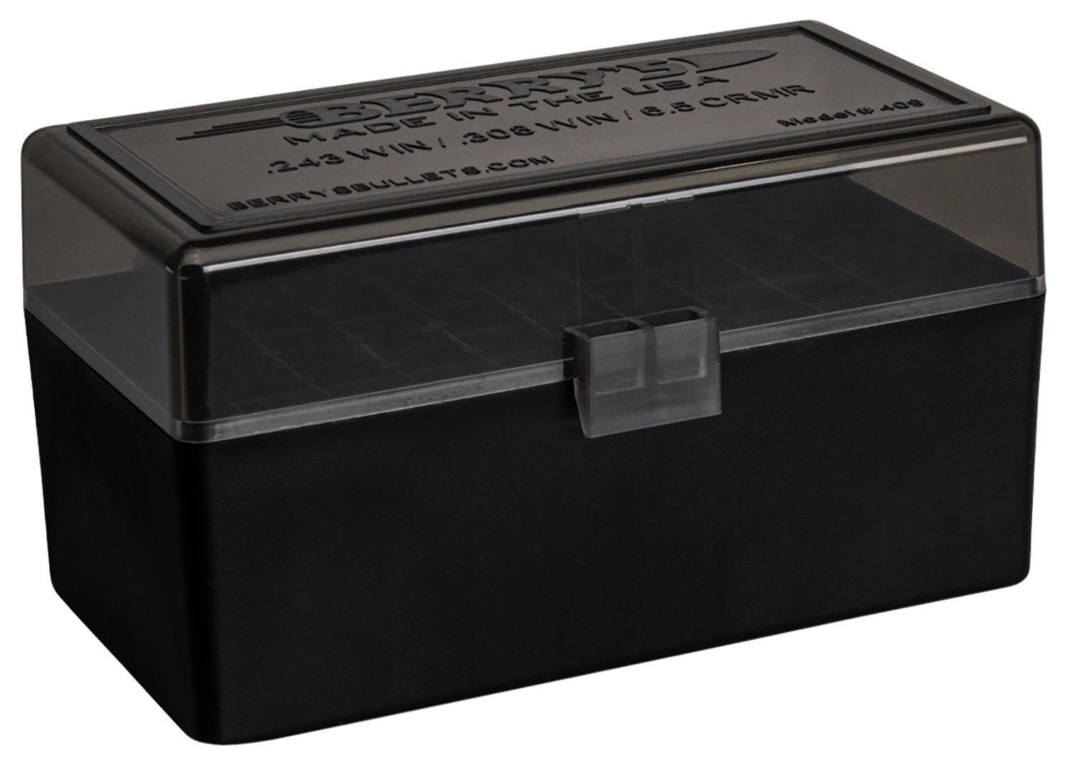 Berry's Ammo Box #409 - .243/.308 cal 50/rd Smoke/Black - Berry's Mfg - AMMO BOX