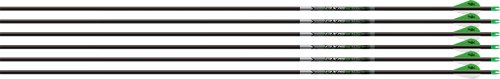 Easton 101278 Axis 5mm 400 Arrows 6-Pack with 2" Blazer Vanes - Easton