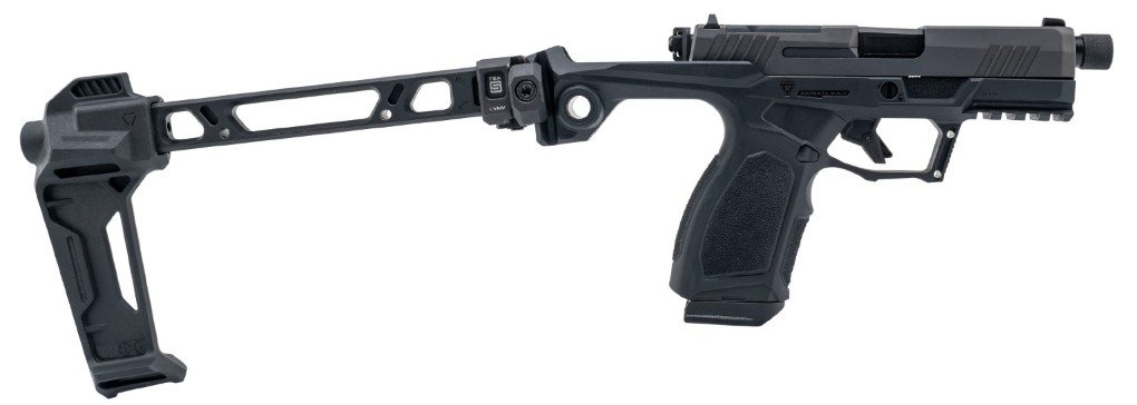 Taurus GX4 Strike Bravo Handgun 9mm Luge 10rd Magazines(2) 3.7 Threaded Barrel TORO SI Frame w/Brace - Taurus International Manufacturing, Inc. - 9mm