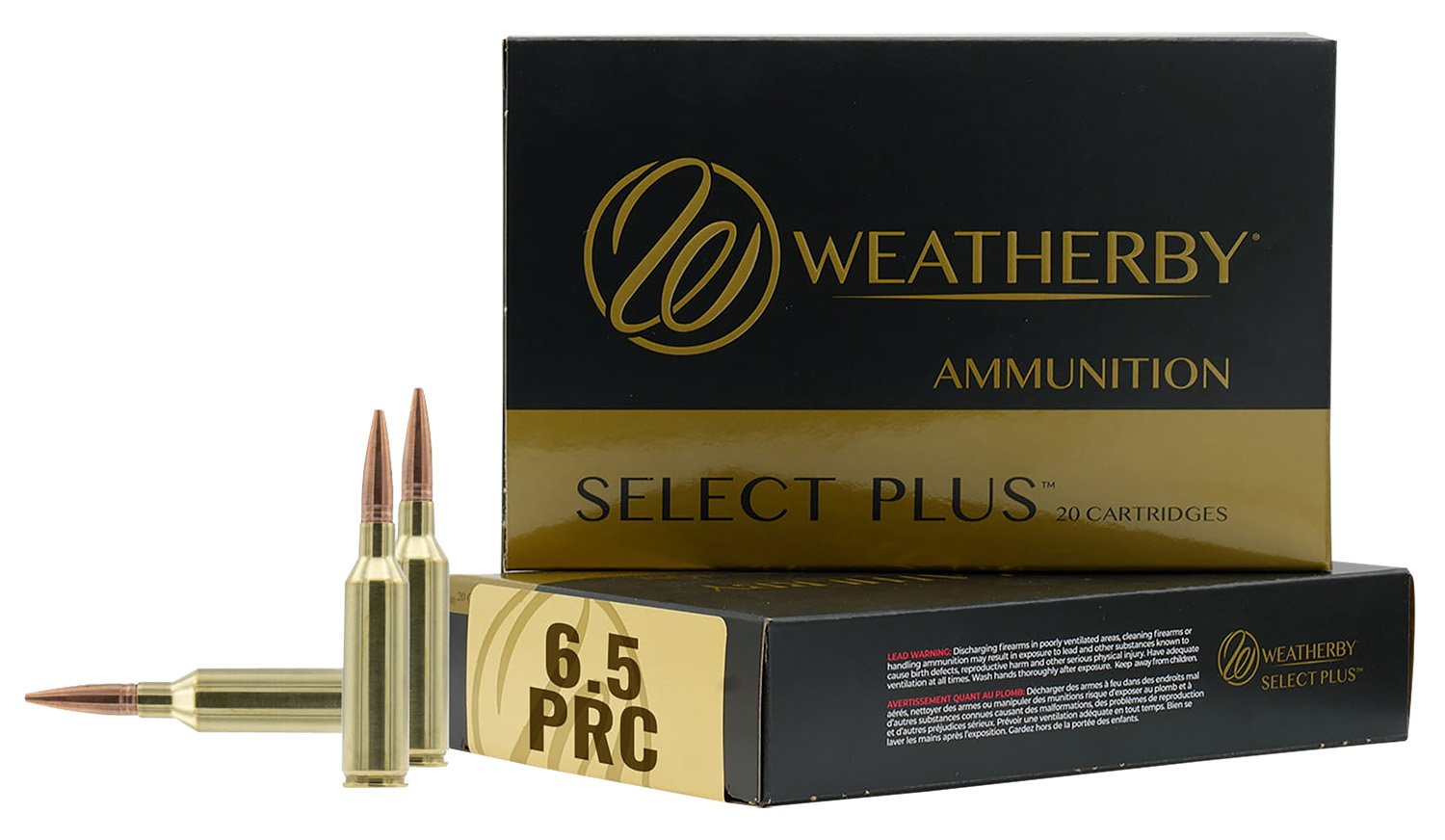 Weatherby F65PRC130SCO 6.5 PRC 130gr Swift Scirocco Ammo 20 Rounds