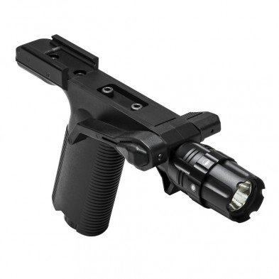 Vert Grip w-Strobe FlashLight - Picatinny