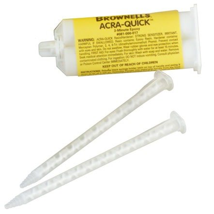 Brownells 1551M Acra-Quick Epoxy Kit with 2 Mixing Tips, 50ml - Brownells