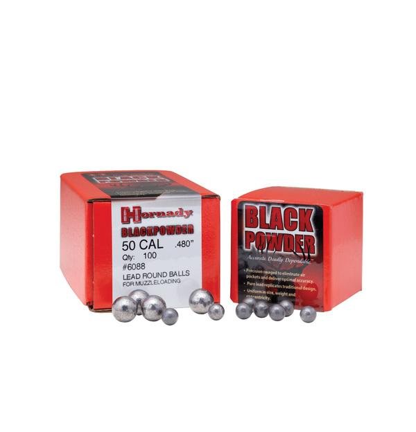 Hornady 6095 .54 Caliber Lead Balls (.520") 100/Box - Hornady Manufacturing Company - 54 CALIBER