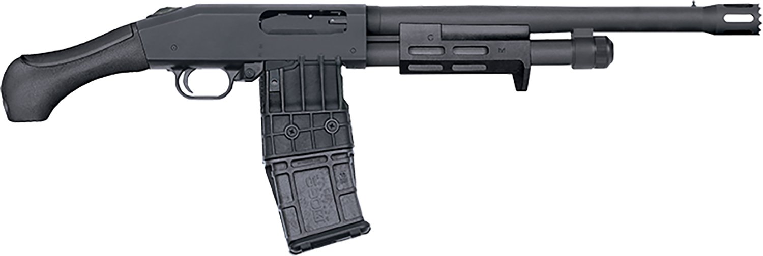 Mossberg 50217 590M 12GA 10+1 Bead Raptor Grip Matte Black Synthetic