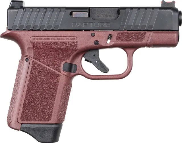 Gforce Arms GF932512CB RAPTURE 9mm 3.25" Crimson Red Semi-Auto Pistol - GForce Arms - 9mm