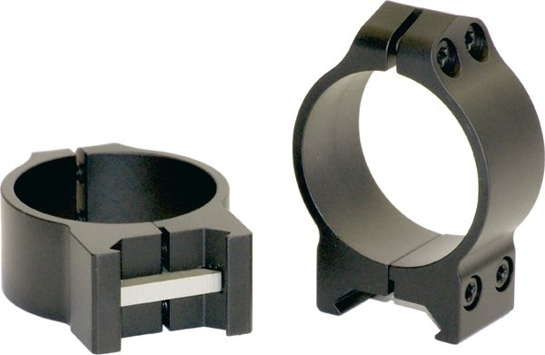 Warne 220M Maxima Steel Rings 34mm Low Matte for Weaver/Picatinny Rails