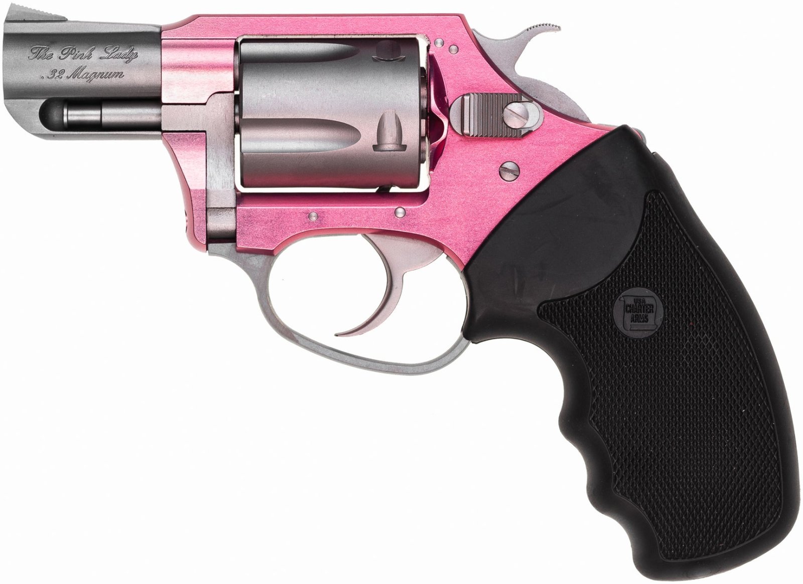 Buy Charter Arms Pink Lady .32 H&R 2 in Pink/Stainless SA/DA 5 Shot online