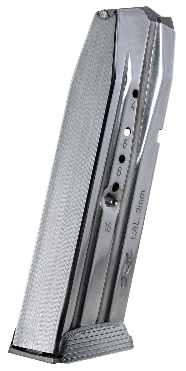 Walther Magazine 9mm 10 Rounds Black Finish Fits Creed 2815560 - Walther - 10RD