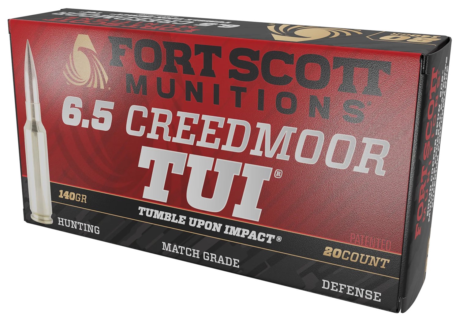 Buy Fort Scott 6.5CM-140-SCV2BC 6.5mm Creedmoor 140gr Copper Rifle Ammo 20rd online