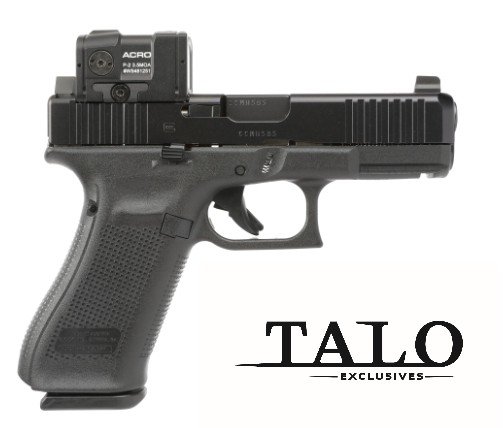 Glock UA455S303MOS7A1 G45 G5 MOS 9mm 4.02" nDLC Semi-Auto Pistol