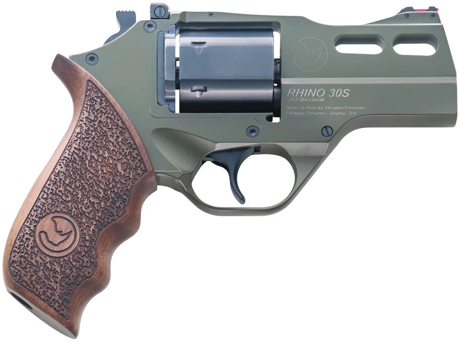 Buy Chiappa Rhino 30SAR 3" 357Mag ODG Hunter Walnut Revolver online