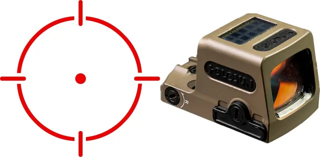 Holosun EPS Carry RDM RSDD Red Multi-Reticle Solar Brown - Holosun