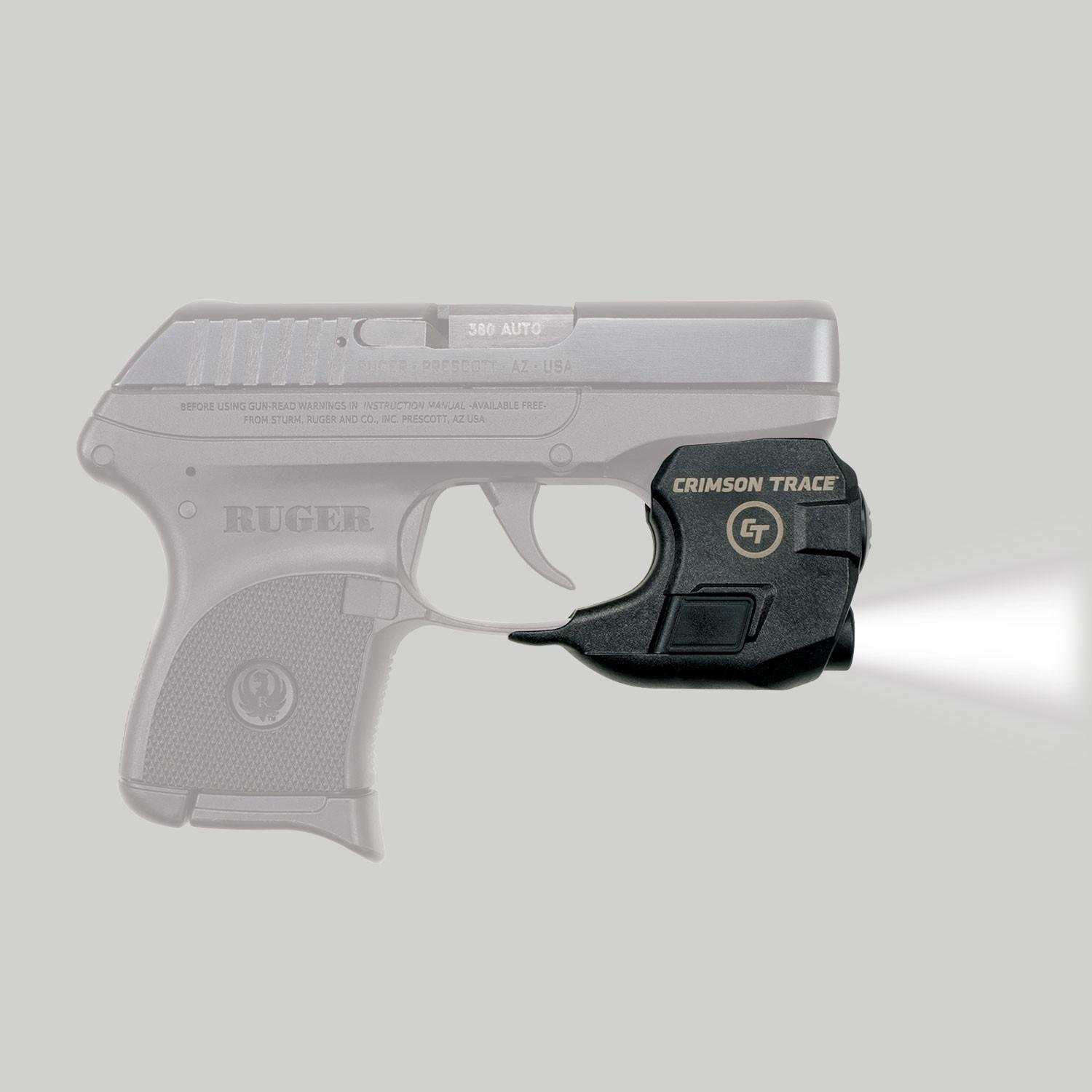 Crimson Trace Lightguard 100 lm White LED Tactical Weapon Light for Ruger LCP Pistols - Crimson Trace