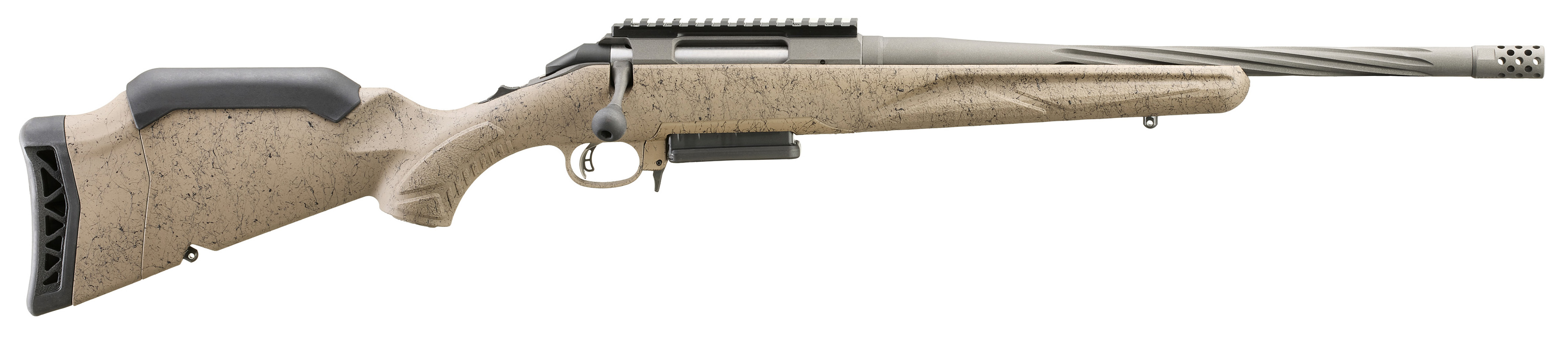 Ruger 46997 American Ranch Rifle Gen II 243 Win 16.1" Cobalt Cerakote Rifle