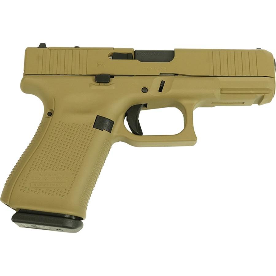 Glock V-Series Model 19 Optic Ready & Ported Handgun 9mm Luger 15rd Magazines (3) 4 Ported Barrel FDE Cerakote Austria - Glock
