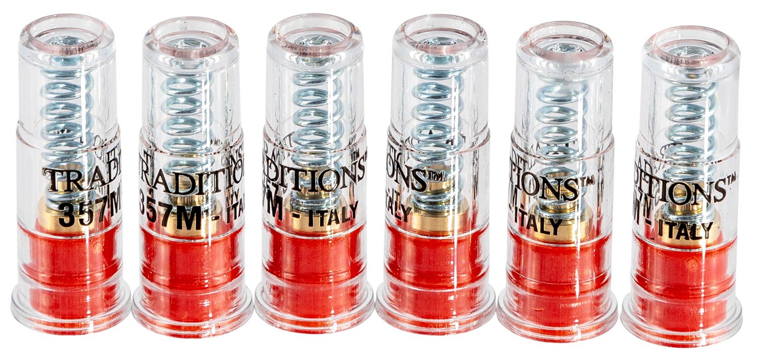 Traditions ASC357 Handgun Snap Caps .357 Mag Plastic 6 Per - Traditions Performance Firearms - 357 MAG