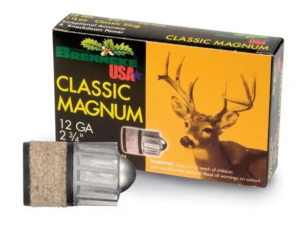 Brenneke Classic Magnum Slugs 12 ga. 2 3/4 in 1 1/8 oz. 5 rd. - Brenneke - LEAD
