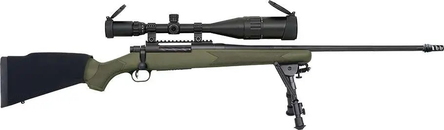 Mossberg Patriot Night Train 300 Win Mag 24" Scoped Bolt-Action Rifle 28122