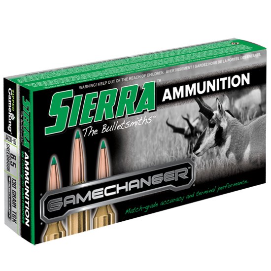 Sierra GameChanger 6.5 Creedmoor 130 Grain Brass Cased Ammo 20 Rounds