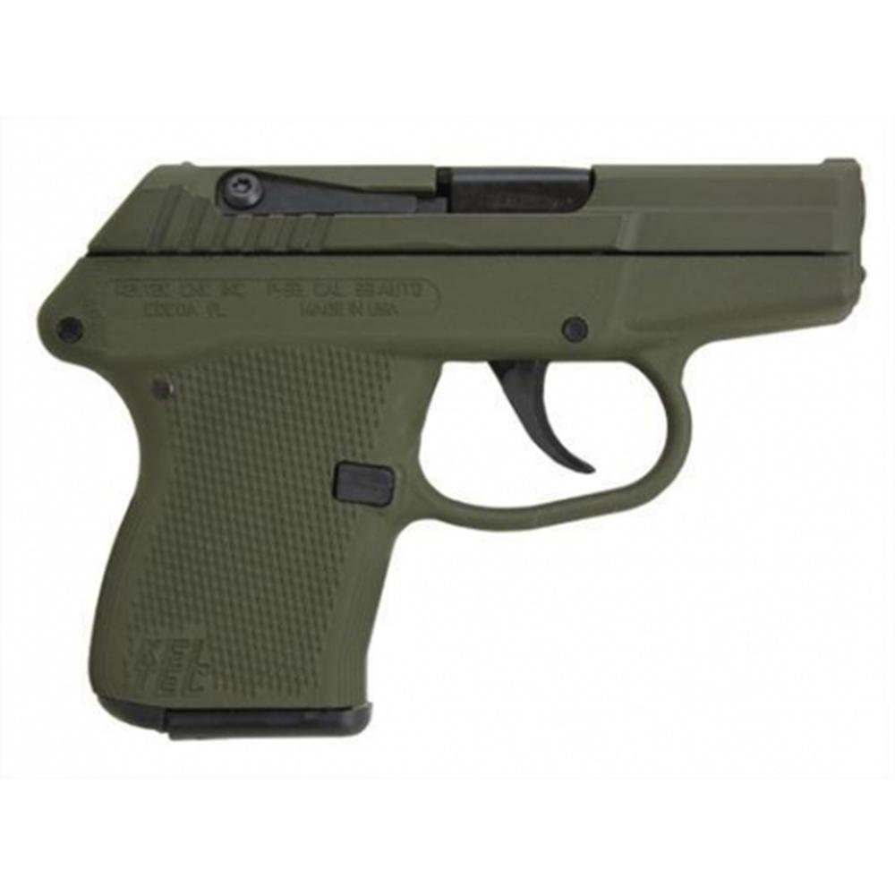 KEL-TEC P-32 32ACP 2.68in 7rd OD Green Semi-Automatic Pistol (P32GRNGRN) - Kel-Tec - 32 ACP