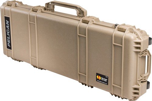 Pelican 1720 Protector Case Tan 45 in Wheels 3 Piece Foam - Pelican