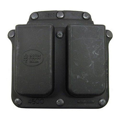 Fobus 4500NDBH Double Mag Pouch Black Polymer Paddle for 1911 .45 ACP