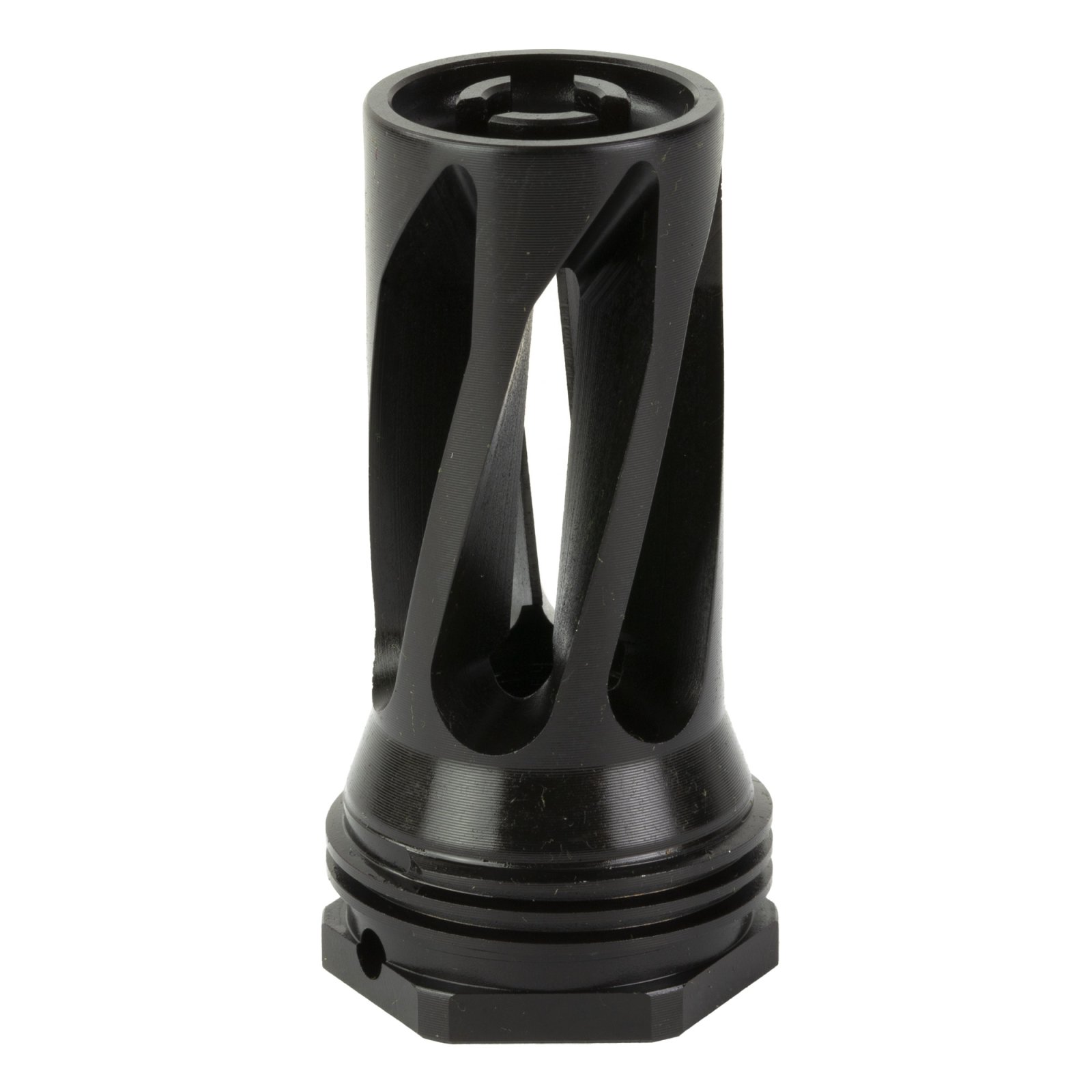 Huxwrx 1677 QD 556 Flash Hider, Black, 1/2"-28 TPI, 2.3" Length, 1.20" Diameter, 3.3 oz, 5.56x45mm NATO, AR-Platform Use