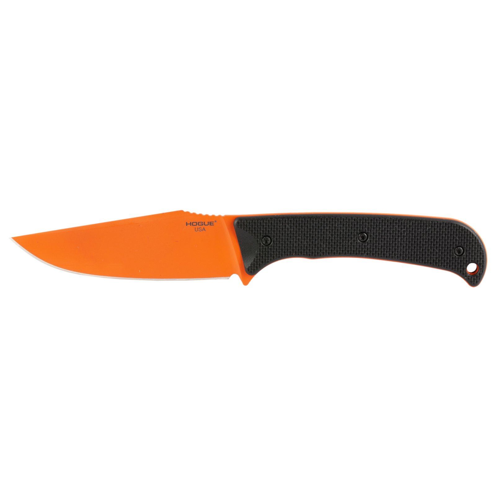 Hogue 35859 Extrak XL 3.90" CPM M4 Blade, Black G10 Handle, Orange Cerakote